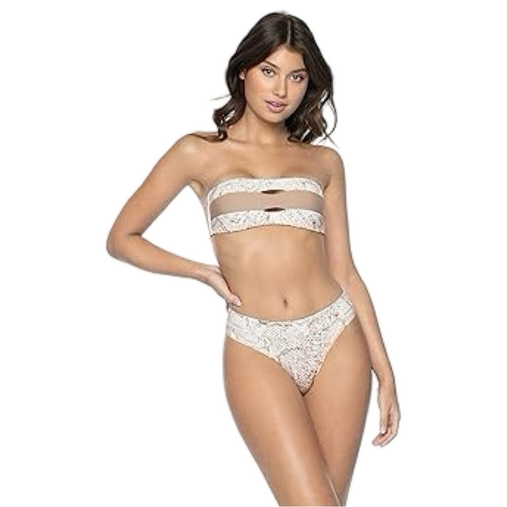 Pilyq Color Block Bandeau (D) And High Waist Chee… - image 2